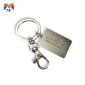 Keychain Kulit Enamel Lembut Square Logam