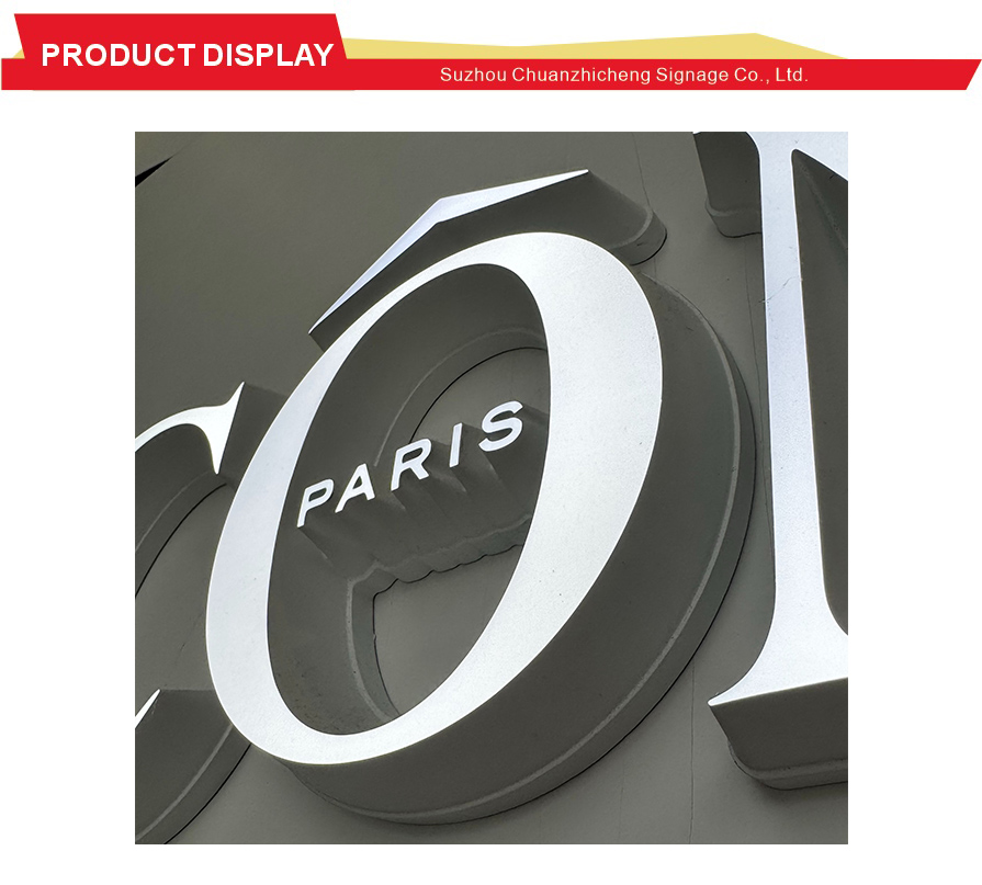 Anti Yellowing Clear Acrylic Interior Logo Letters