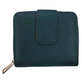 Simple Fashionable Women's PU Leather Zipper Card Wallet, Various Sizes and Colors are Available