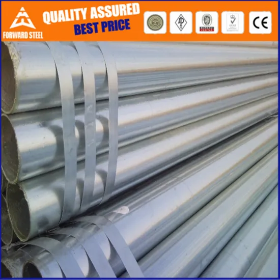 pre galvanized round tube