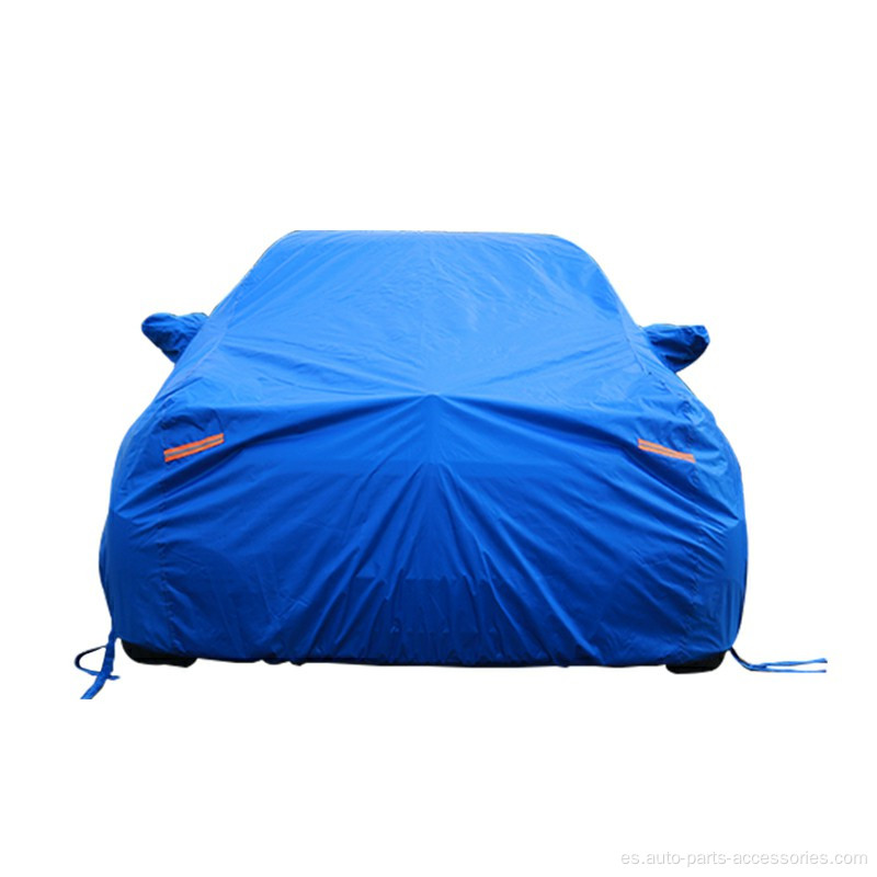 Uretano elástico cosido cubierta azul personalizada para automóvil