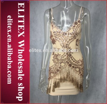 Wholesale yellow camisole girls sexy dress party dresses