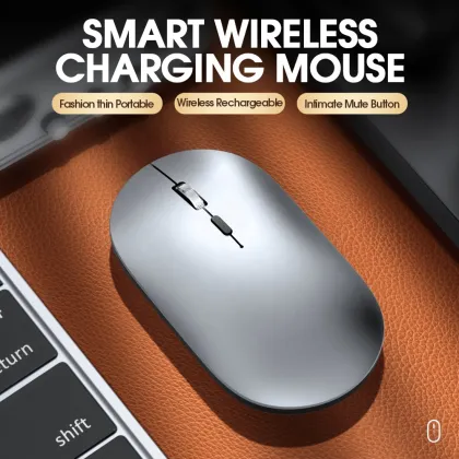Rechargeable Bluetooth Mouse for Macbook and Tablets - 500mAh Portable Apple Mouse