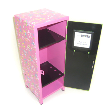 Mini metalen locker speelgoed voor cosmetische kast