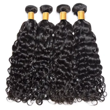 Free Sample Malaysian 100% Virgin Hair Water Wave Double Drawn Human Hair Bundles water Wave Bundles Brazilian Human Hair