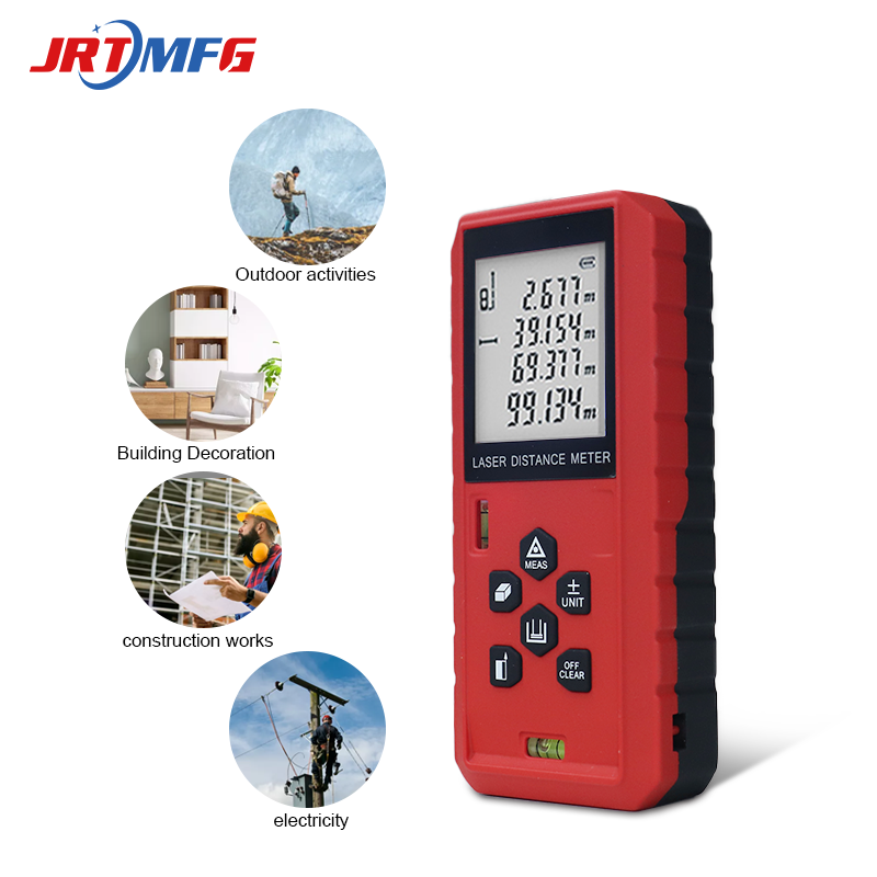 Laser Distance Meter 50m with Bubble Level Measure