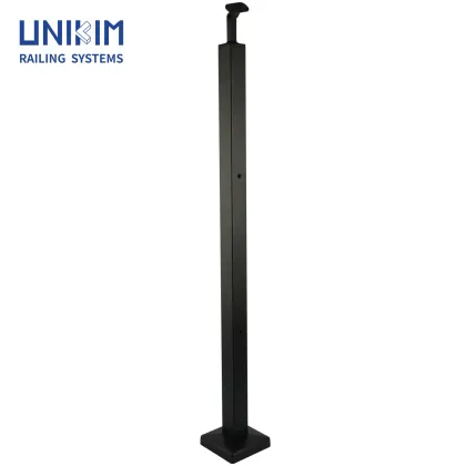 Matte black stainless steel handrail bracket hardware
