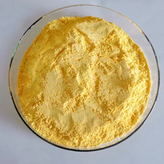 Yellow powder foaming agent additive for artificial leather
