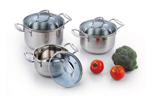 6 Pieces Stainless Steel Casserole