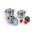 6 Pieces Stainless Steel Casserole