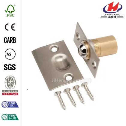 Crown Bolt, Everbilt, Satin Nickel Adjustable Ball Catch