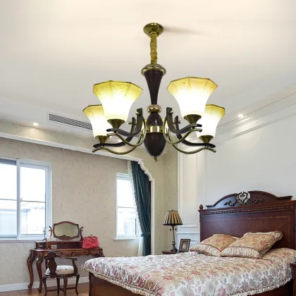 Modern Iron Industry Style Luxury Chandeliers for Living Room and Bedroom