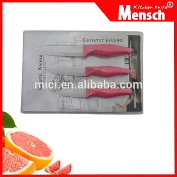 High Quality Zirconia Cutting Ceramic Kitchen Knife set