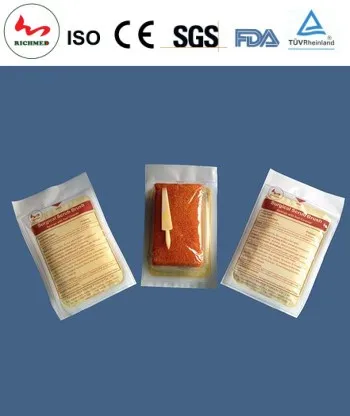 Chlorhexidine surgical scrub brush with nail cleaner