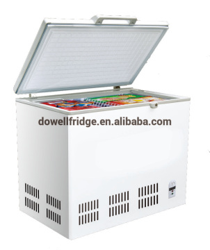 Single door real 24v solar deep freezer BD-235 235L for commercial use