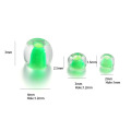 Perlas de vidrio de bricolaje perlas de semillas 4 mm dos colores