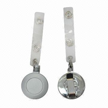 Retractable Badge Reel, Various Sizes and Shapes are Available, Customized Logos are Accepted