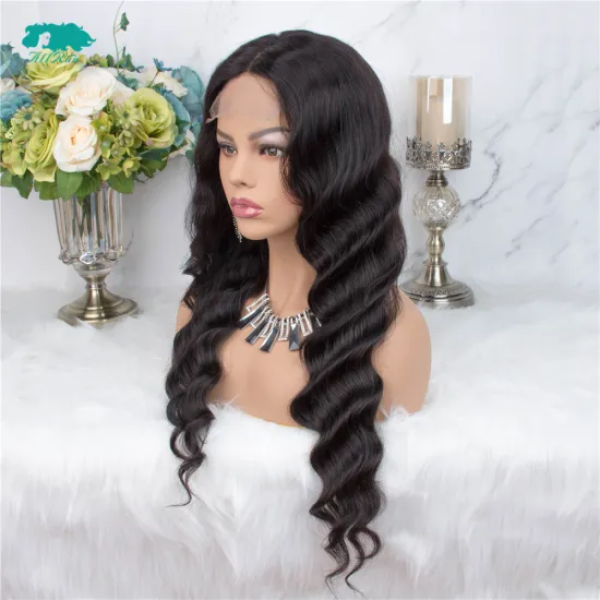High Quality Virgin Brazilian Real Human Hair wig 4*4 Lace Wigs Loose Wave Hair wigs Unprocessed Human Hair Wigs for black women