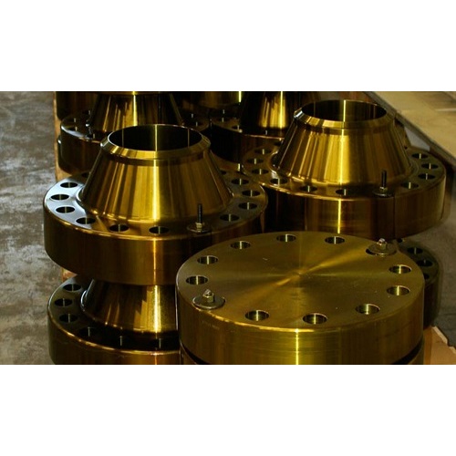Forged steel yellow paint flanges