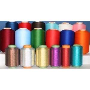 Polyester Covered Spandex Yarn, Black, White or Colored