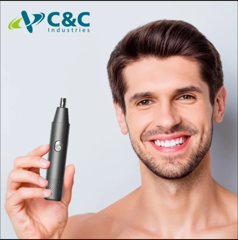 Electric Shaver for Nose, Ear, and Eyebrow Hair Trimming