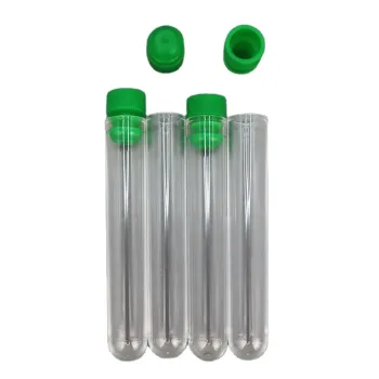 Custom Different Sizes and Colors Food Grade Plastic Test Tubes with Screw Caps