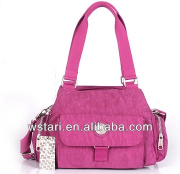 Fashion Senior wrinkled Taiwan Nylon Bag