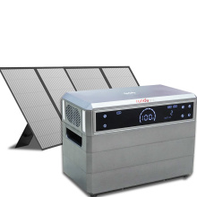 2000Wh 1800 Peak Watt Portable Power Station & Solar Generator, Modified Sine Wave AC Outlet, Backup Lithium Battery for Outdoor