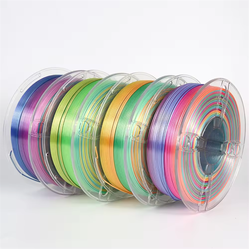 Rainbow Silk PLA 3D Printer Filament 1.75mm