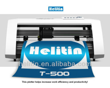 Contour vinyl sign plotter cutting with infrared optical eye