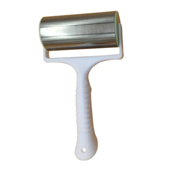 Stainless Steel Rolling Pin with Plastic Handle