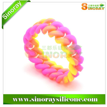 Rainbow Silicone Wristband