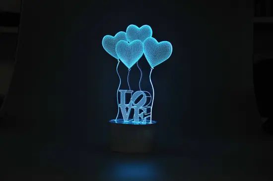 Speaker with 3D Light