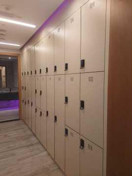 Colorful and woodgrain color password lock phenolic lockers