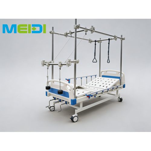 Hot Selling Mobile Perforated Three-Crank Orthopedic Traction Bed