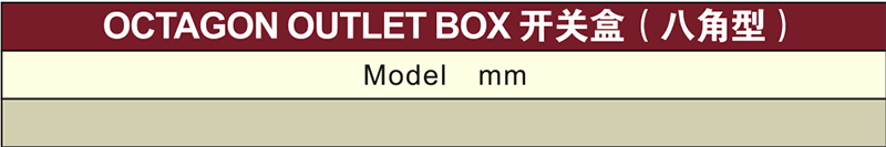 Conduit Upvc Octagon Outlet Box White Color