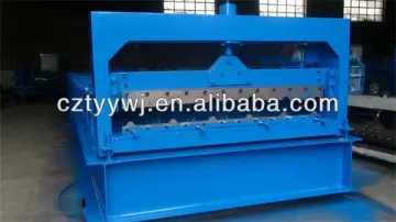 Corrugated warehouse aluminum sheet roofing profile rolling machine