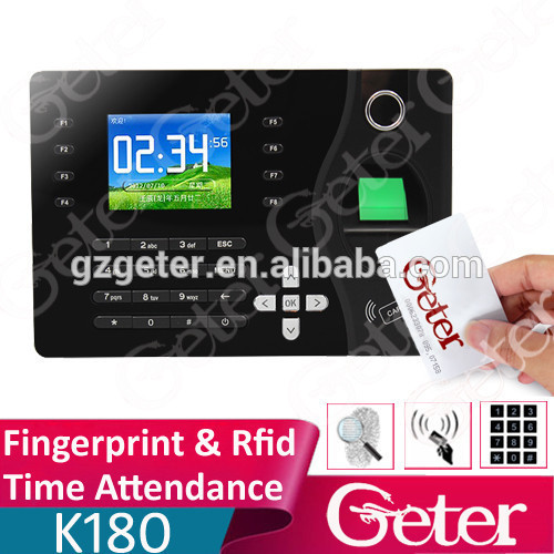 Fingerprint +Id Card Employee Time Attendance Managment System