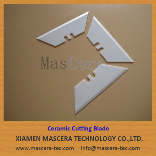 Zirconia ZrO2 Ceramic Cutting Blade with Sharp Cutting Edge