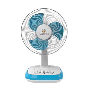 Best Price Portable Rechargeable Solar Table Fan with LED Light