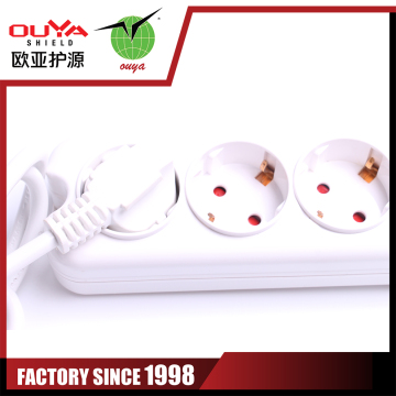 13A,250v 6 Way High quality and waterproof two usb pin sockets