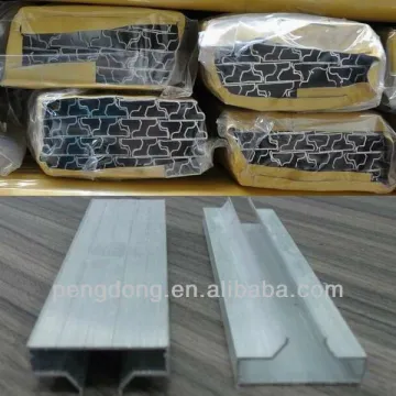 Silver Anodized Aluminum profiles for Slot Board in closet