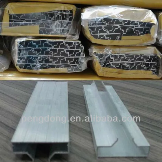 Silver Anodized Aluminum profiles for Slot Board in closet