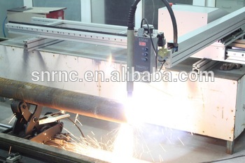 steel tube cutting by plasma cutting machine, steel pipe cutting, plasma cutting