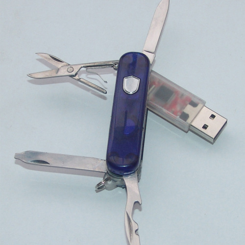 Unidad flash USB Swiss Army Knife 4 en 1