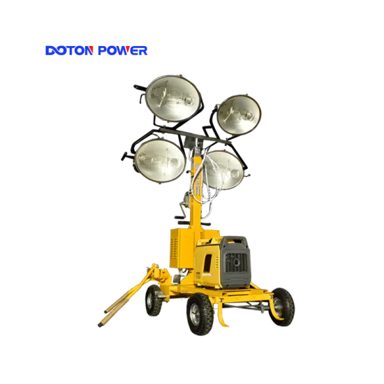 Portable Metal Halide Trolley Lighting Tower Generator