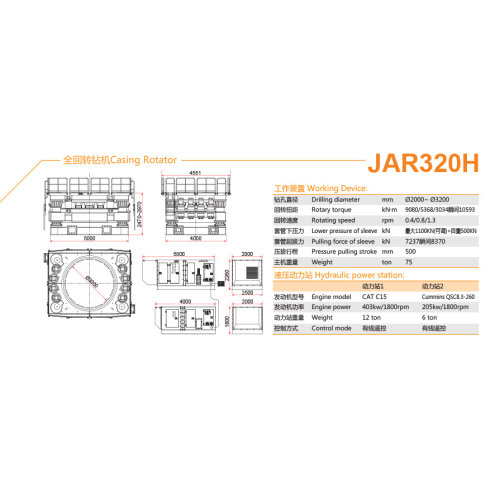 Large Diameter Drilling Machine Casing Rotator Construction And Foundation Engineering. Factory