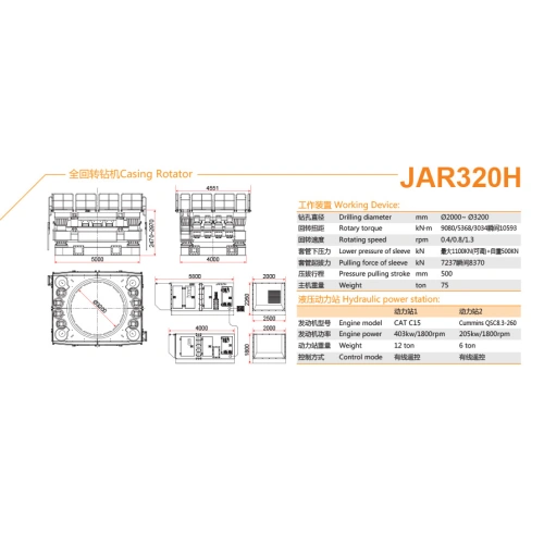 Casing rotator drilling machine wholesale