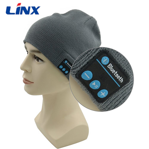 Topi Bluetooth Beanie Nirkabel Topi Lembut dan Hangat