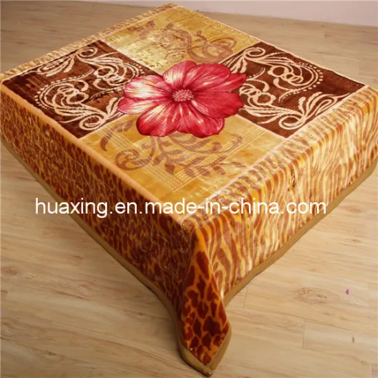 High Quality Fleece Blanket/Raschel Blanket